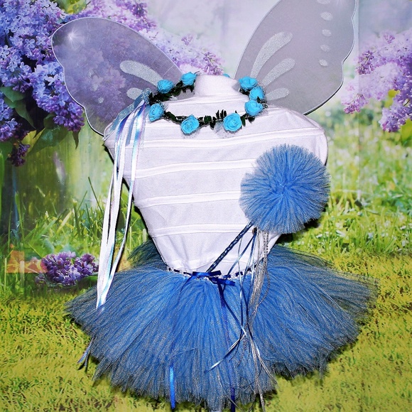 TUTU Blue Striped SET - Picture 1 of 5